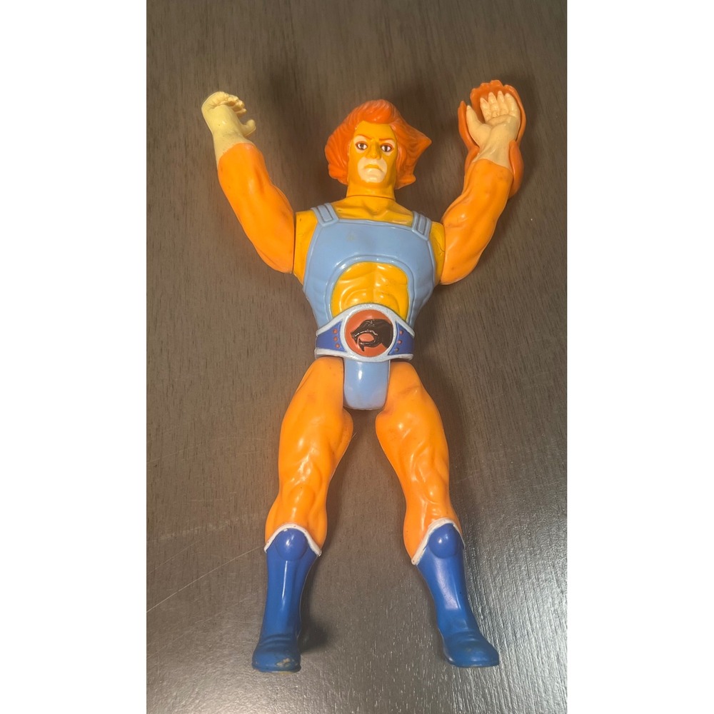 Vintage 1985 LJN Thundercats Lion-O Action Figure 7 Inch Orange Blue With Glove